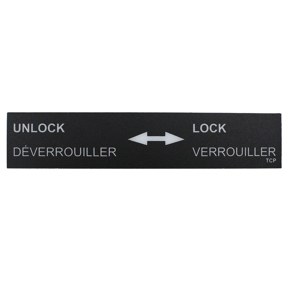 Powermatic PM9-PJ882-147 Label (lock/ Unlock)