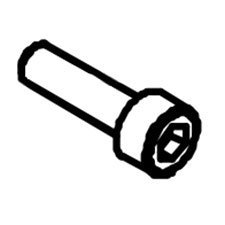 Ridgid 079006005003 Bolt (M5 X 16 Mm, Soc Hd)
