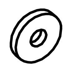 Ridgid 079022001044 Washer (D19 X d65 3t)