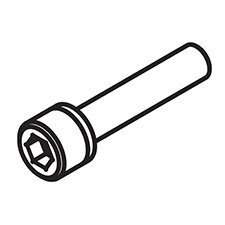 Ridgid 079071001052 Screw (M5 X 25 Mm, Soc Hd)
