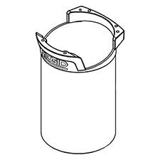Ridgid 200058006 Motor Housing W/keying Pin