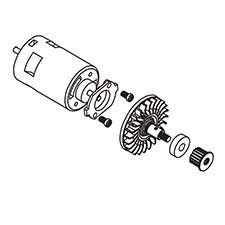 Ridgid 230049013 Motor Ass'y