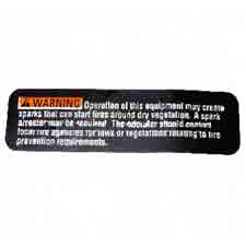 Ridgid 940654088 Label Ul Fire Warning