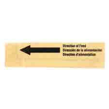 Ryobi 120006223040 Feed Direction Label