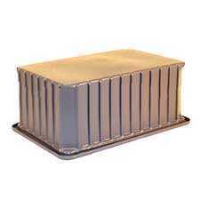 Wilton JT9-5042291 Modular Box (new Style, Plain Gray Ribbed Box)