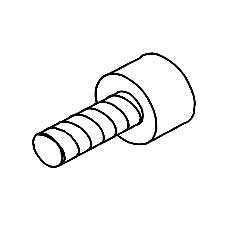 Wilton JT9-9128571 Screw, Hex Head 1/2-13 X 1